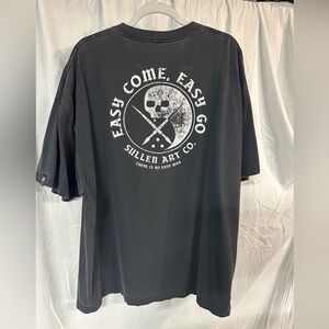Sullen Art Co. Men's 'Easy Come, Easy Go' Black Short Sleeve Tee